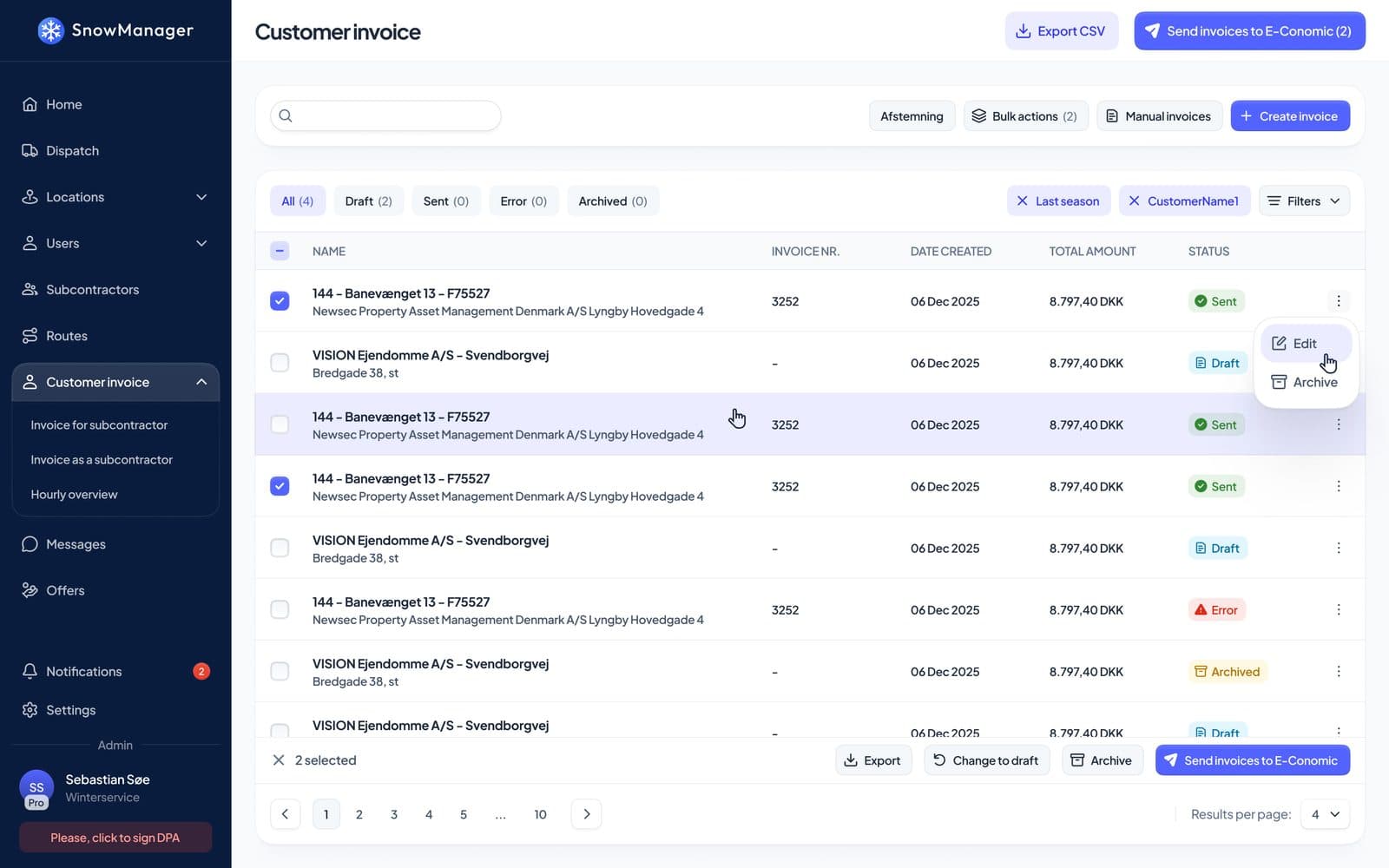 Snow Plowing Billing Software: What to Look For